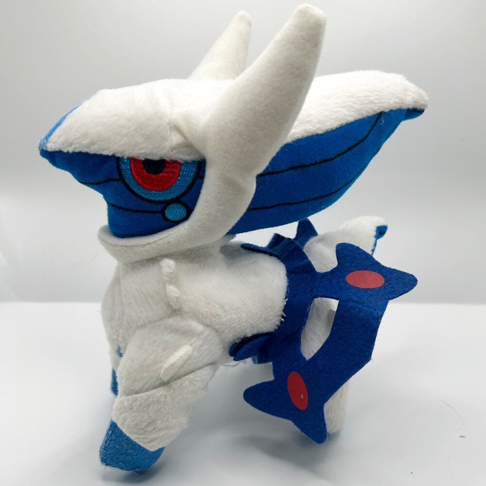 Arceus Water Forme Pokemon Banpresto 2009 Poke Plush 7" Toy Doll Japan RARE EUC